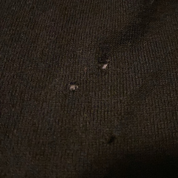 Victoria Secret Black Vneck Sweater Size Medium VGUC - Picture 6 of 8